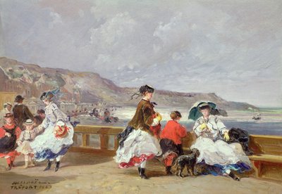 Le Treport by Jules Achille Noel